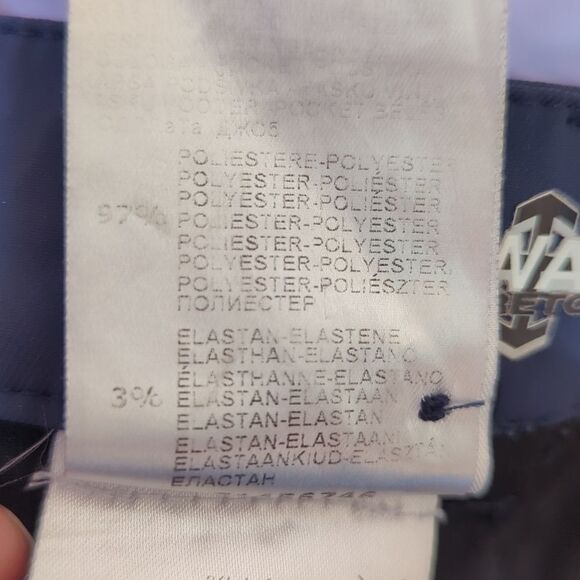 Chervo 4 way stretch golf pant in navy blue low rise sz 8 US - Picture 14 of 14